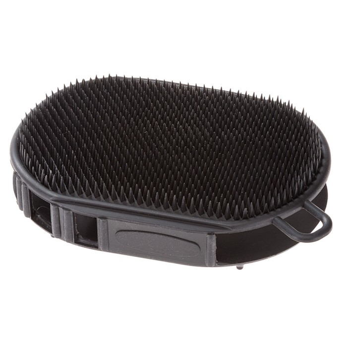 Ferplast GRO 5933 DOUBLE BRUSH W/HANDLE Двостороння гумова рукавичка для грумінгу котів та собак 11 x 15 xh 3,5 cm