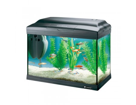 Ferplast CAYMAN 40 CLASSIC BLACK Невеликий акваріум з лампою та внутрішнім фільтром 41,5 x 21,5 xh 34 cm - 21 л