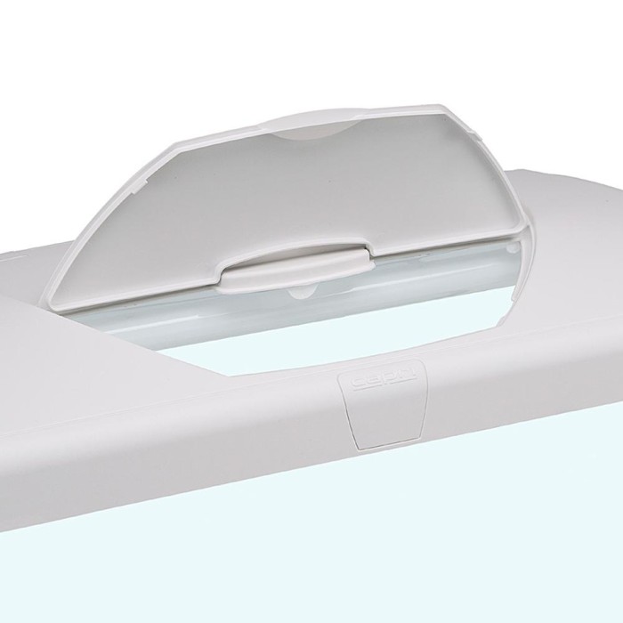 Ferplast Capri 80 Аквариум стеклянный с LED-освещением, белый 80 x 31,5 x h 46,5 cm - 100 л