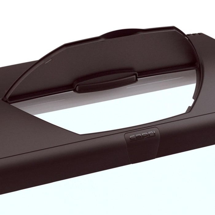 Ferplast Capri 80 Аквариум стеклянный с LED-освещением, черный 80 x 31,5 x h 46,5 cm - 100 л