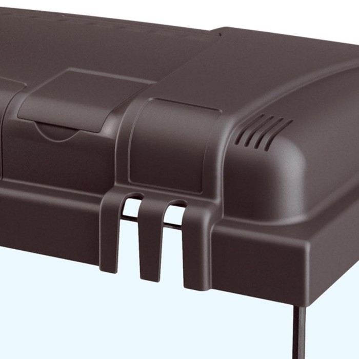 Ferplast Capri 80 Аквариум стеклянный с LED-освещением, черный 80 x 31,5 x h 46,5 cm - 100 л