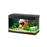 Ferplast DUBAI 80 LED Акваріум скляний з LED-освітленням, чорний 81 x 36 xh 51 cm - 125 л