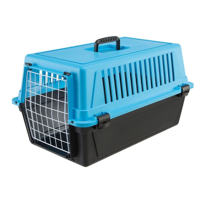 Ferplast ATLAS 20 EL   для кошек и мелких собак 37 x 58 x h 32 cm голубая