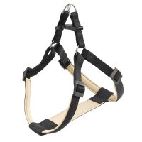 Ferplast DAYTONA P SM HARNESS BLACK Нейлоновая шлейка для собак, черная, А 42-48 см 10 мм; В  43-52 см 15 мм