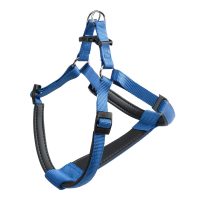 Ferplast DAYTONA P  LARGE HARNESS BLUE Нейлоновая шлейка для собак, голубая,  А 65-70 см 20 мм; В  66-73 см 40 мм