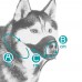 Ferplast SAFE MUZZLE MINI BLACK Регульований нейлоновий намордник з м'якою підкладкою для собак A: 20×40 cm — B: 10×15 cm — C: 8.5 cm  - фото 3
