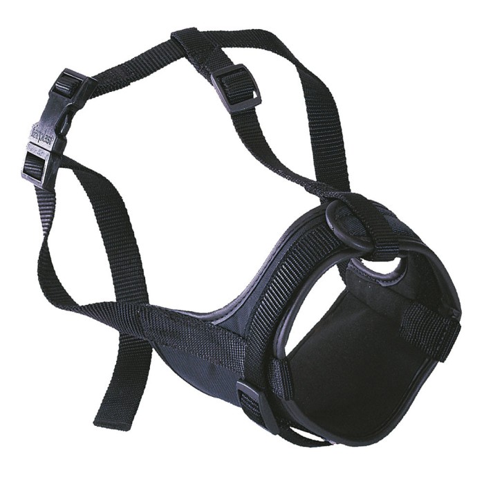 Ferplast  SAFE MUZZLE BOXER BLACK  Регулируемый намордник с мягкой подкладкой для собак A: 50?80 cm - B: 20?30 cm - C: 10 cm