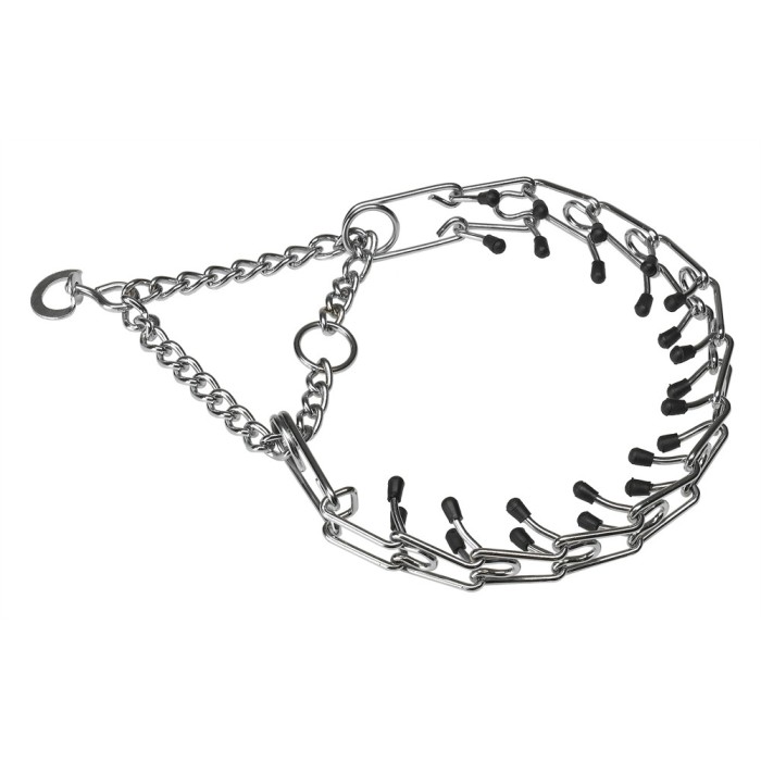 Ferplast CHROME CA6002 TRAINING COLLAR Тренувальний металевий нашийник для собак А-46-62 см,