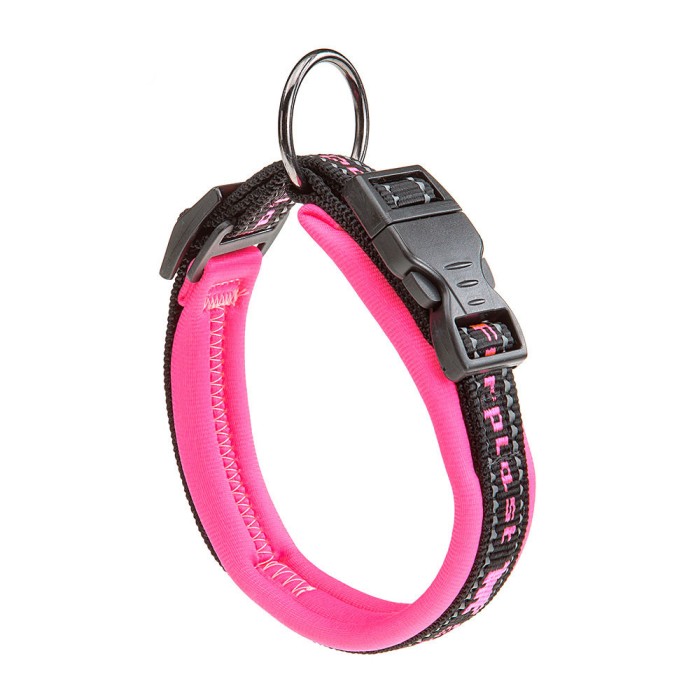 Ferplast SPORT DOG C15/35 COLLAR PINK Нейлоновий нашийник для собак на підкладці А-25-35 см, В-15 мм