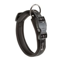Ferplast SPORT DOG C15/35 COLLAR GREY Нейлоновий нашийник для собак на підкладці А-25-35 см, В-15 мм