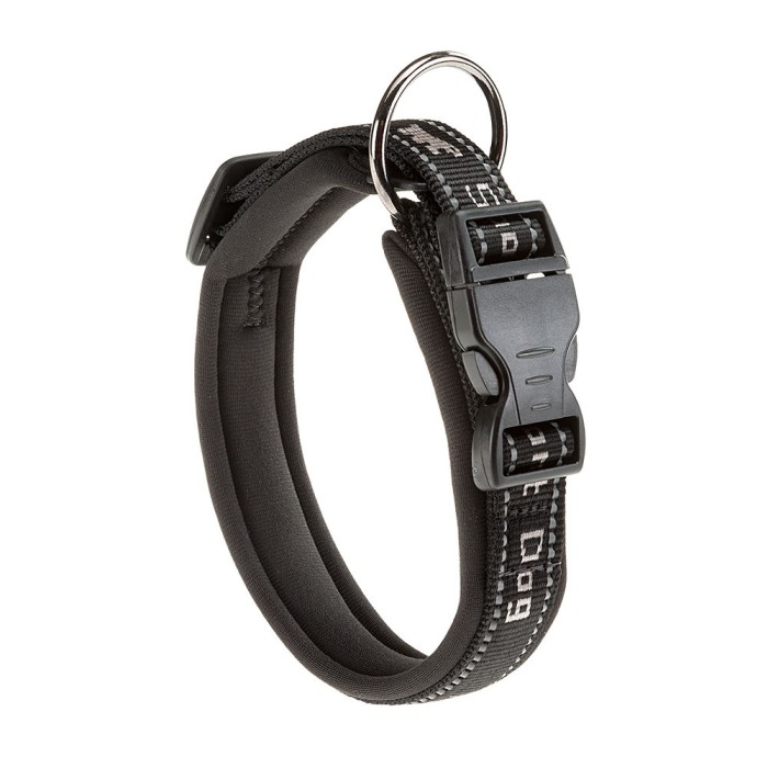 Ferplast SPORT DOG C15/35 COLLAR GREY Нейлоновий нашийник для собак на підкладці А-25-35 см, В-15 мм