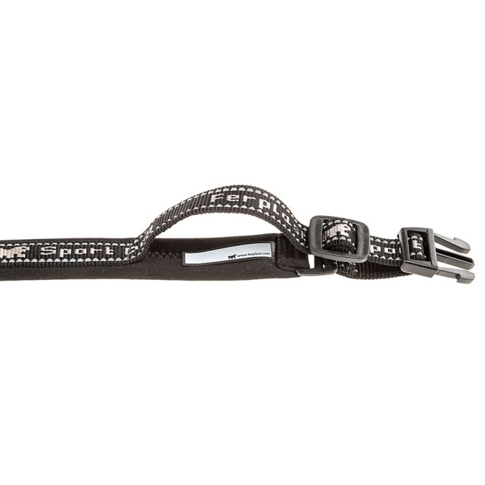 Ferplast SPORT DOG C15/35 COLLAR GREY Нейлоновий нашийник для собак на підкладці А-25-35 см, В-15 мм