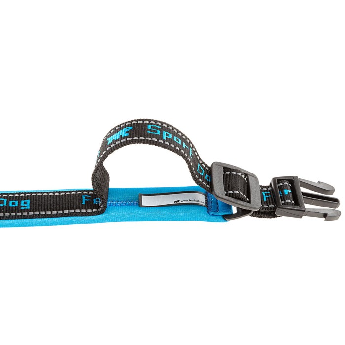 Ferplast SPORT DOG C15/35 COLLAR BLUE Нейлоновий нашийник для собак на підкладці А-25-35 см, В-15 мм