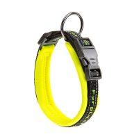 Ferplast SPORT DOG C15/35 COLLAR YELLOW Нейлоновий нашийник для собак на підкладці А-25-35 см, В-15 мм