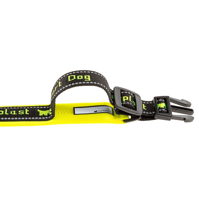 Ferplast SPORT DOG C15/35 COLLAR YELLOW Нейлоновий нашийник для собак на підкладці А-25-35 см, В-15 мм