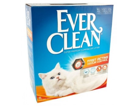Ever Clean (Эвер Клин) БЫСТРОЕ ДЕЙСТВИЕ  с активированным углем и экстра быстрым поглощением запаха, 10 л