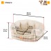 Ferplast ETOILE 4 BEIGE DOGBED М'яке місце для собак та котів, 60 x 50 x 21 см  - фото 2