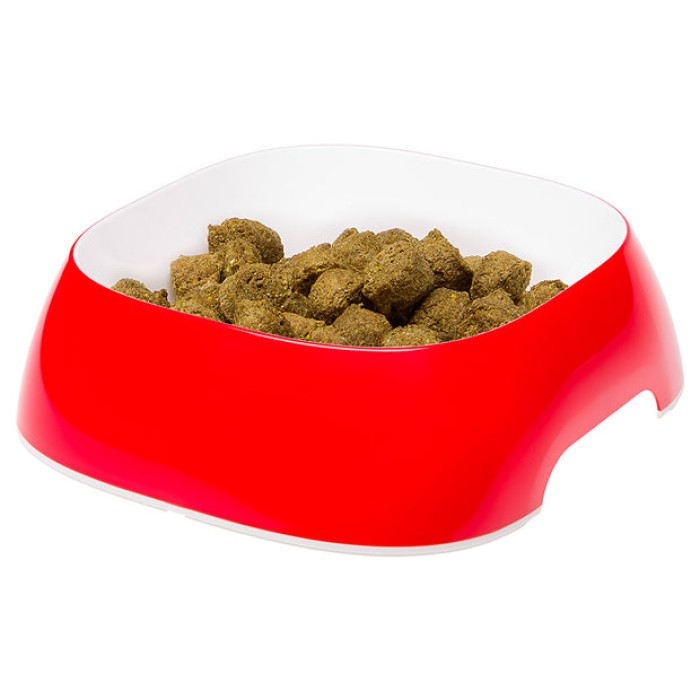 Ferplast  GLAM MEDIUM RED BOWL   Пластиковая миска для собак и кошек. красная,  20 x 18,5 x h 6 cm - 0,75 L
