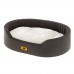 Ferplast DANDY 45 CUSH.HAIR BROWN-BEIGE  Лежанка мягкое место для кошек и собак , 45х35х13 см
