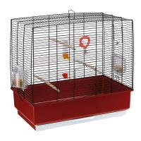 Ferplast CAGE REKORD 4 BLACK Клітка для канарок та маленьких екзотичних птахів, чорна, 60 x 32,5 xh 57,5 cm