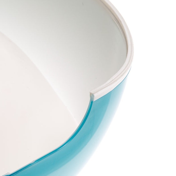 Ferplast GLAM XS LIGHT BLUE BOWL Пластикова миска для собак та кішок. блакитна, 13 x 12 xh 3,5 cm - 0,2 L