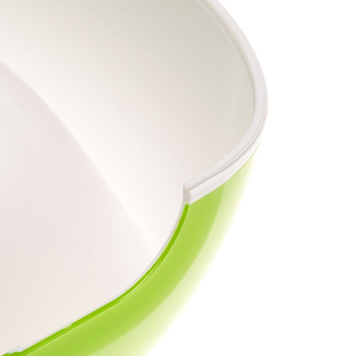 Ferplast GLAM XS ACID GREEN BOWL Пластикова миска для собак та кішок. світло-зелена, 13 x 12 xh 3,5 cm - 0,2 L