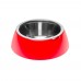 Ferplast  JOLIE SM RED BOWL  Металлическая миска для собак и кошек в комплекте с пластиковой подставкой, ? 17,1 x 5,5 cm - 0,5 L