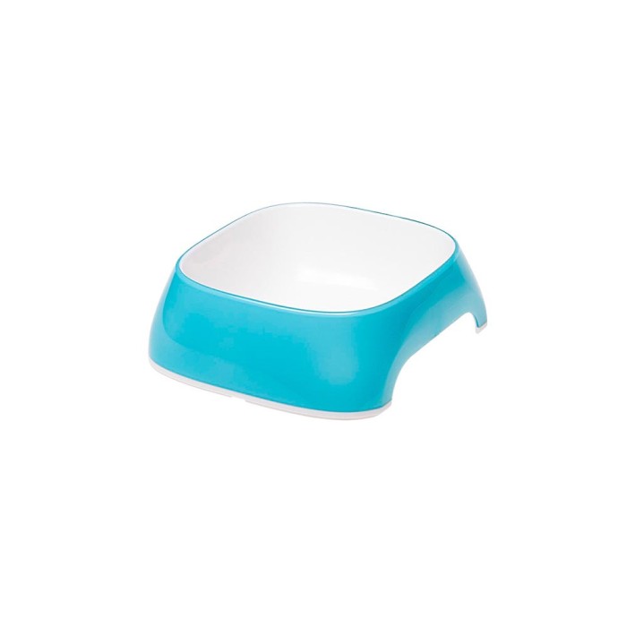 Ferplast GLAM XS LIGHT BLUE BOWL Пластикова миска для собак та кішок. блакитна, 13 x 12 xh 3,5 cm - 0,2 L