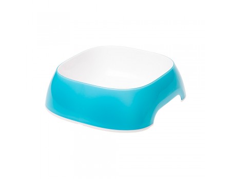 Ferplast GLAM MEDIUM LIGHT BLUE BOWL Пластикова миска для собак та кішок. блакитна, 20 x 18,5 xh 6 cm - 0,75 L