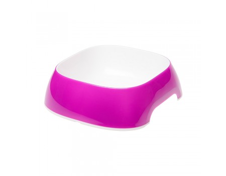 Ferplast  GLAM SMALL  VIOLET BOWL   Пластиковая миска для собак и кошек. фиолетовая,  15 x 13,5 x h 5 cm - 0,4 L