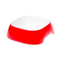 Ferplast GLAM LARGE RED BOWL Пластикова миска для собак та кішок. червоний, 23.5 x 22,5 xh 7 cm - 1.2 L