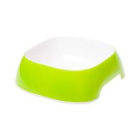 Ferplast GLAM LARGE ACID GREEN BOWL Пластикова миска для собак та кішок. світло-зелена, 23.5 x 22,5 x h 7 cm - 1.2 L
