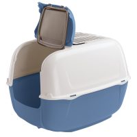 Ferplast TOILET HOME PRIMA CABRIO Закритий туалет для кішок з люком, що відкривається 52,5 x 39,5 xh 38 cm
