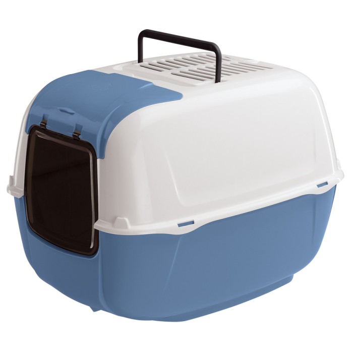 Ferplast TOILET HOME PRIMA CABRIO Закритий туалет для кішок з люком, що відкривається 52,5 x 39,5 xh 38 cm