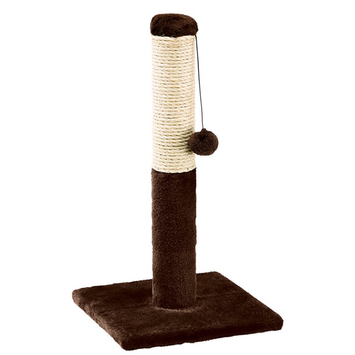 Ferplast PA 4014 FLAT POST Кігтеточка для кішок з покриттям з тканини 29 x 29 xh 53 cm
