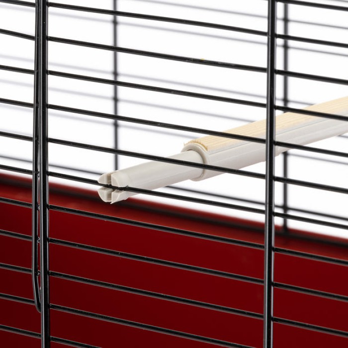 Ferplast CAGE REKORD 4 BLACK Клітка для канарок та маленьких екзотичних птахів, чорна, 60 x 32,5 xh 57,5 cm