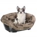 Подушка Ferplast Sofa Cushion 2 CITIES для пластикового лежака Siesta Deluxe для котів та собак, 52х39х21 см  - фото 2