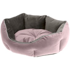 Ferplast QUEEN 45 BEDDING PURPLE-GREY Лежанка м'яке місце для котів та собак, 44х40х16 см