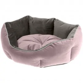 Ferplast QUEEN 50 BEDDING PURPLE-GREY Лежанка м'яке місце для котів та..