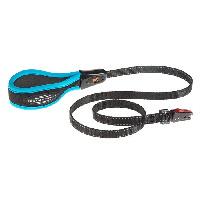 Ferplast ERGOFLUO MATICG15/120LEAD BLUE Повідець для собак з автоматичним карабіном, 15 х L 120 см