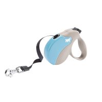 Ferplast AMIGO MINI TAPE BEIGE-BLU LEAD Повідець-рулетка для собак зі стрічкою, 12 х 3 х 10 см