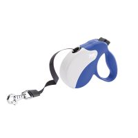 Ferplast AMIGO L TAPE BLU-WHITE LEAD Повідець-рулетка для собак зі стрічкою, 16 х 3,8 х 15 см