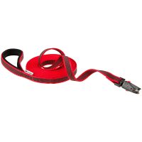 Ferplast DAYTONA GMATIC G20/500RED LEAD Поводок для собак с автоматическим магнитным карабином. Из прорезиненного нейлона.  20 mm x L 500 cm