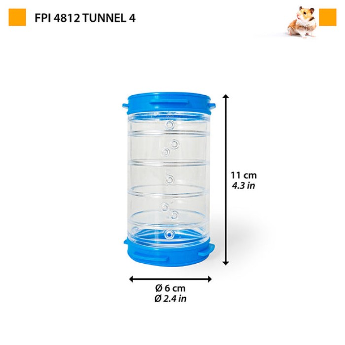 Ferplast  FPI 4812 TUBE LINE "TUNNEL 4"   Туннель для хомяков  ? 6 x 11 cm