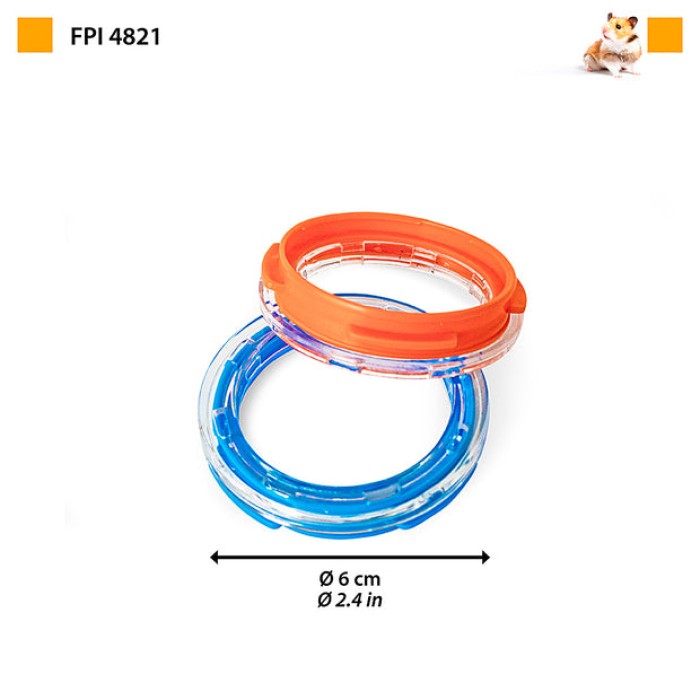 Ferplast  FPI 4821 TUBE ATTACHMENTS  Пластиковый соединитель для клеток для хомяков  ? 6 cm