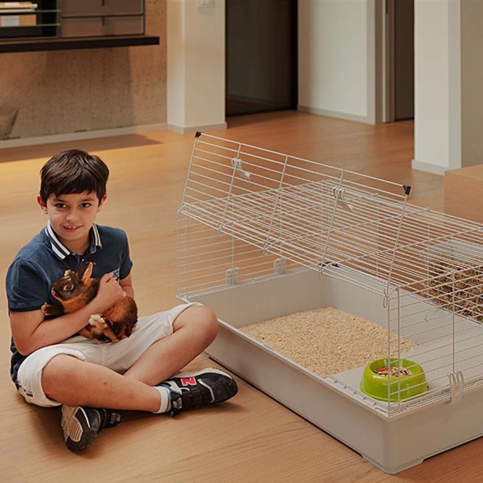 Ferplast CAGE RABBIT 100 (x1) Клітка для кроликів та морських свинок 95 x 57 xh 46 cm