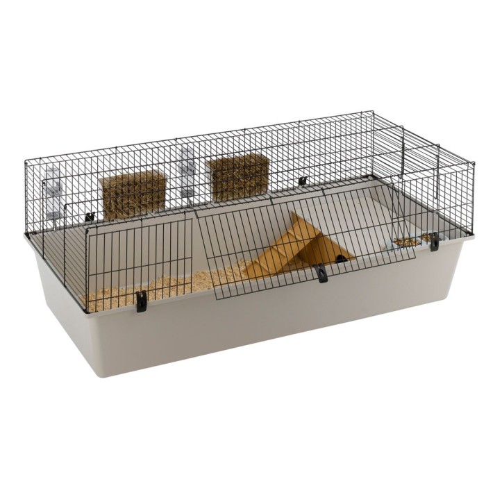Ferplast CAGE RABBIT 160 BLACK Клітка для кролів з високим піддоном 156,5 x 77 xh 61,5 cm