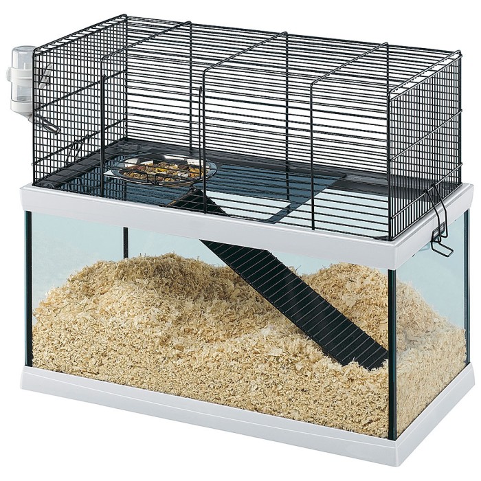 Ferplast  CAGE GABRY 50  Стеклянная клетка для песчанок 52 x 27 x h 44 cm