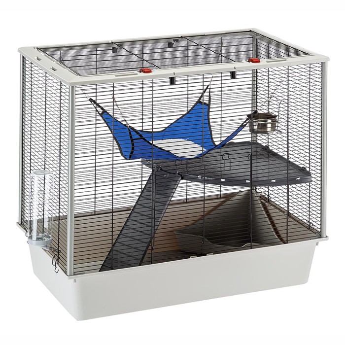 Ferplast CAGE FURAT BLACK Клітка для тхорів, з дахом, що відкривається 78 x 48 xh 70 cm