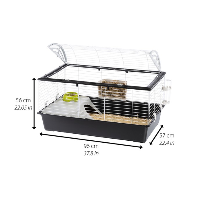 Ferplast  CAGE CASITA 100  Клетка для кроликов и морских свинок 96 x 57 x h 56 cm
